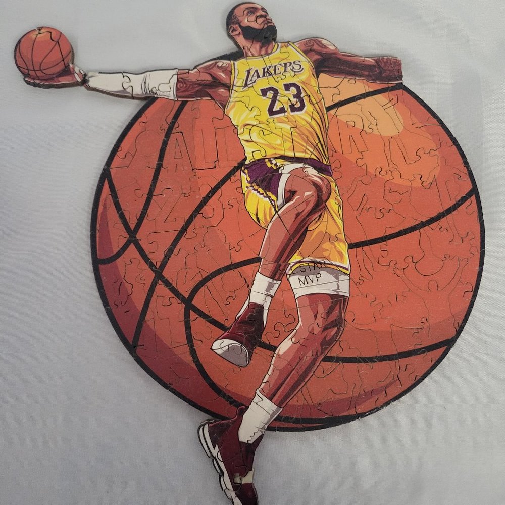 LeBron James All Star Wooden 3D Puzzle 9'' x 8''